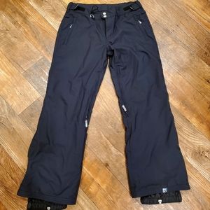 ❄Roxy black snowboard snow pants size Large